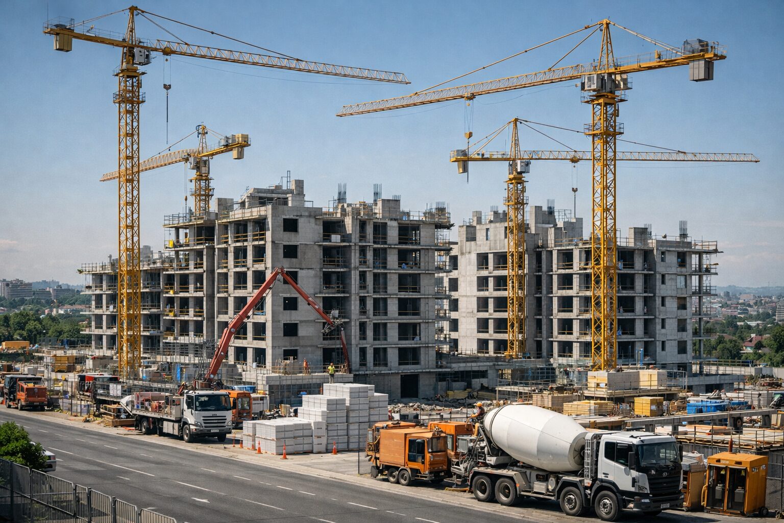 Vivienda: el coste de construcción de obra nueva sube 32% desde 2020