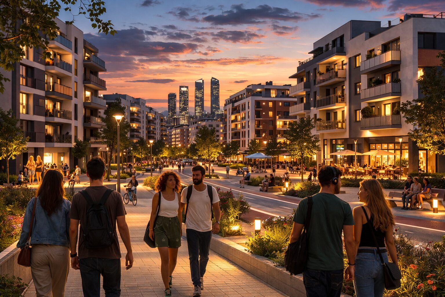 Vivienda de alquiler asequible BTR en Madrid con inversión de Carlyle y Q Living.