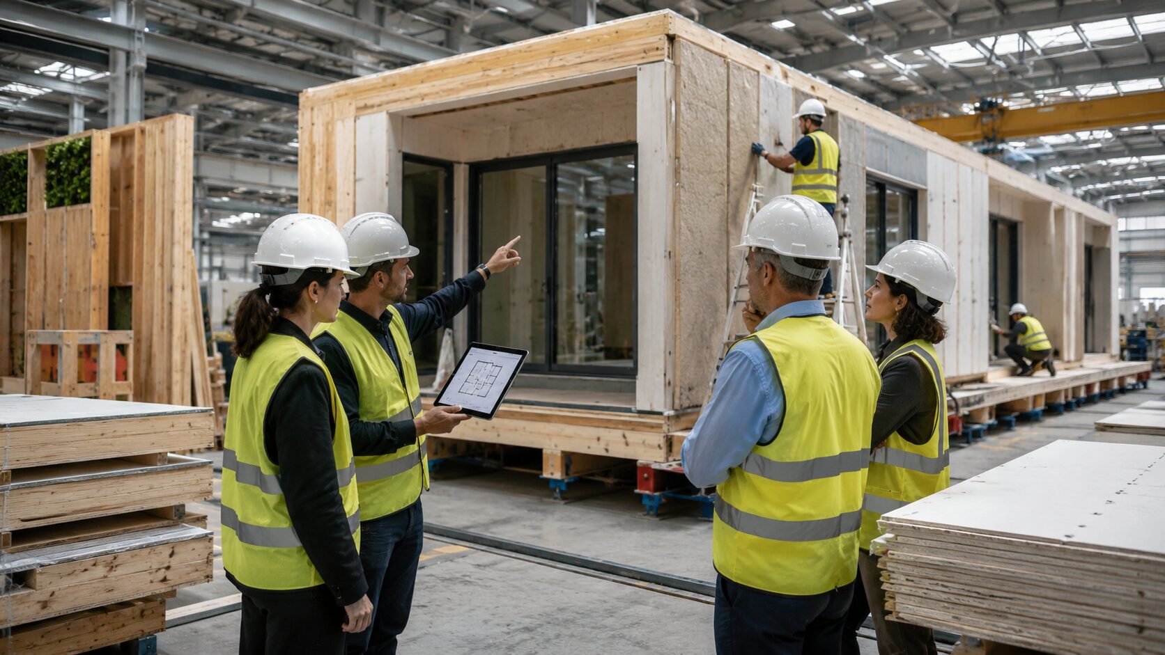 Vivienda industrializada con jóvenes, ciudad sostenible e inversión social europea